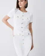 Karen Millen - Tailored Utility Midi Dress