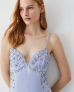 Embellished Strappy Wide Leg Woven Jumpsuit