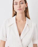 Soft Tailored Belted Midaxi Dress