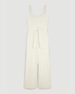 Karen Millen - Structured Stretch Sweetheart Neck Belted Jumpsuit