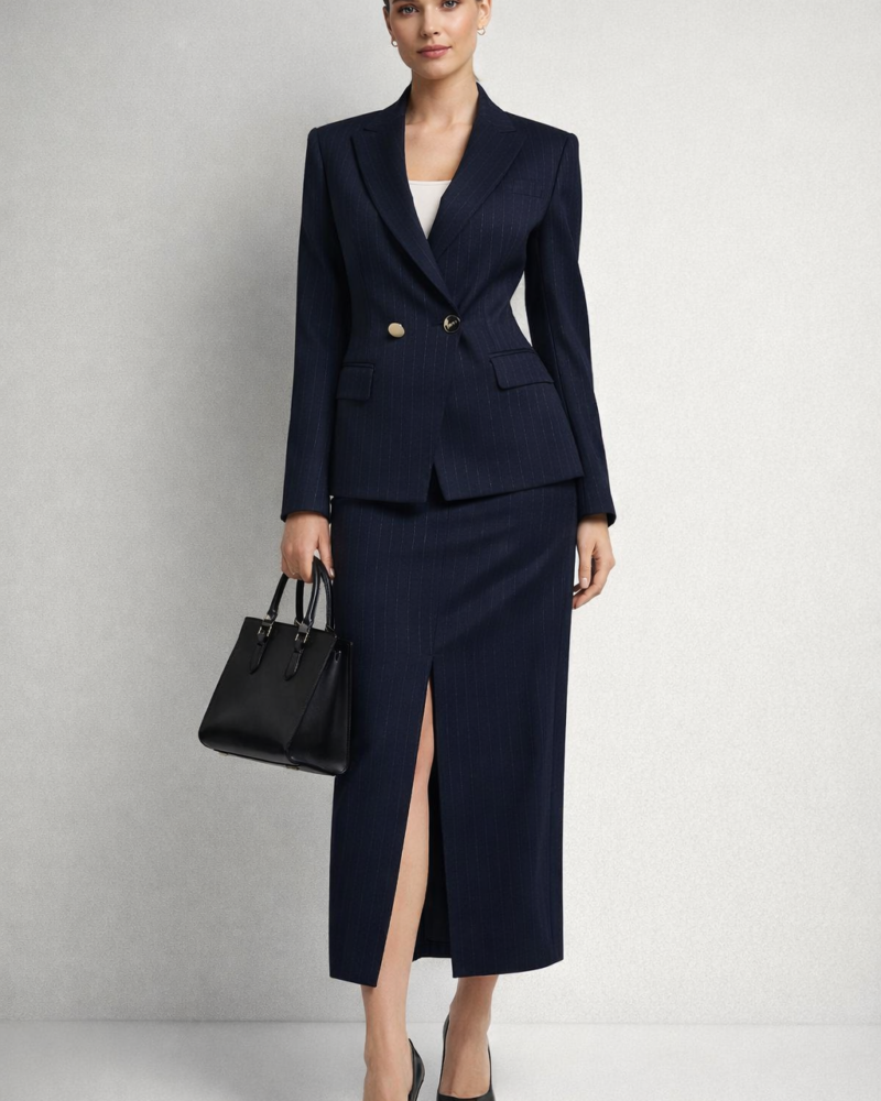 The Founder’s Suit in Pinstripe